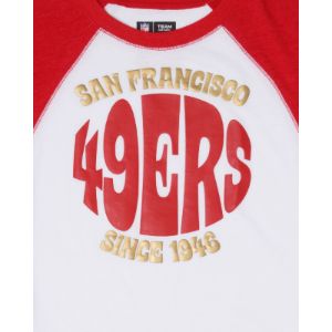 San Francisco 49ers Throwback Women's T-Shirt sold by New Era
