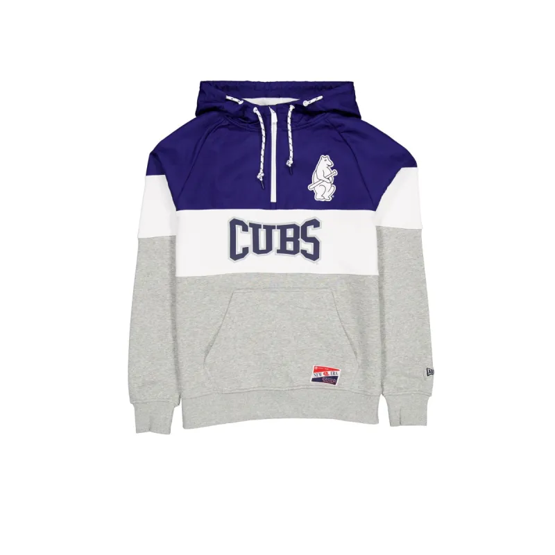 Chicago Cubs Throwback Color Block Hoodie sold by New Era