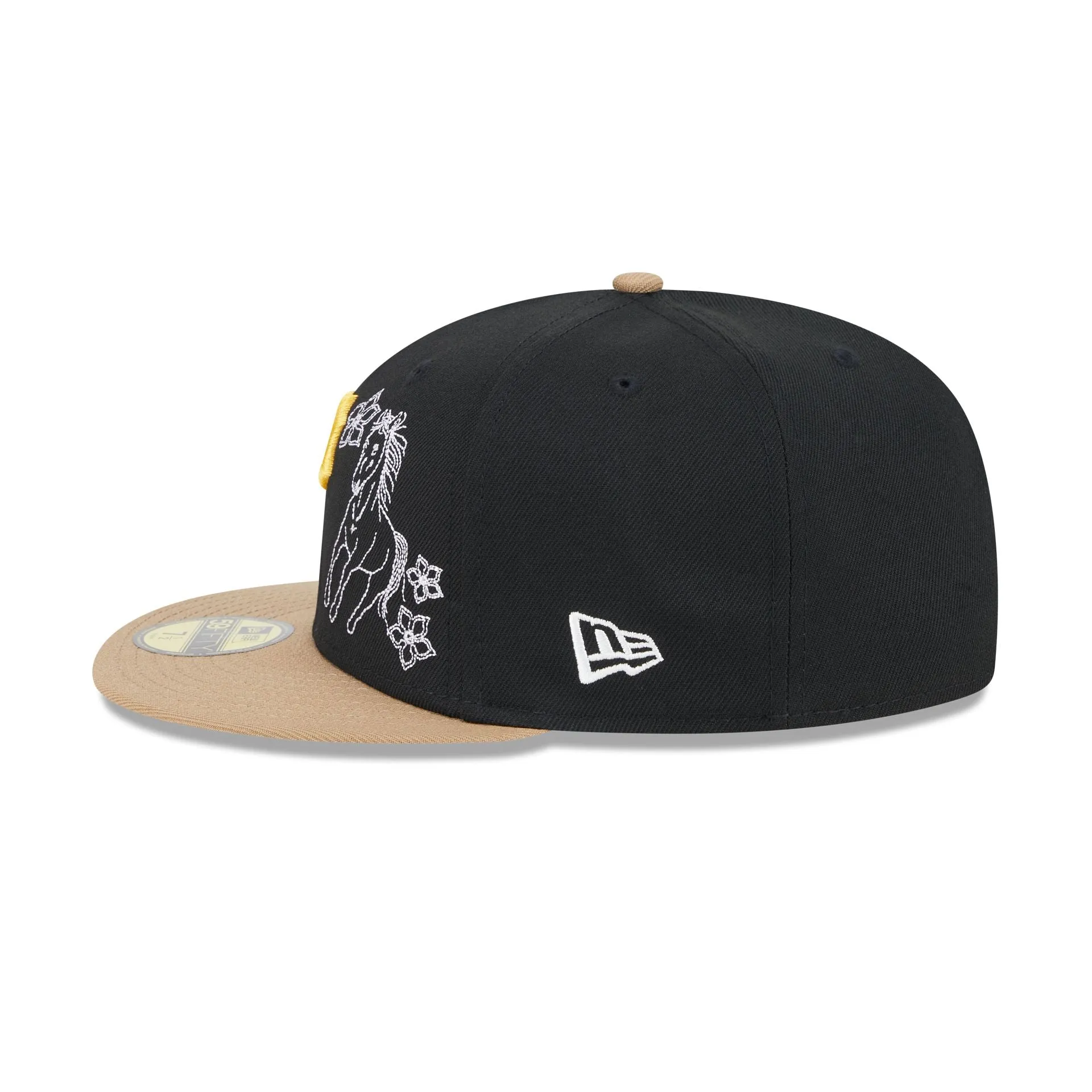 Pittsburgh Pirates Western Khaki 59FIFTY Fitted Hat sold by New Era product image thumbnail 5