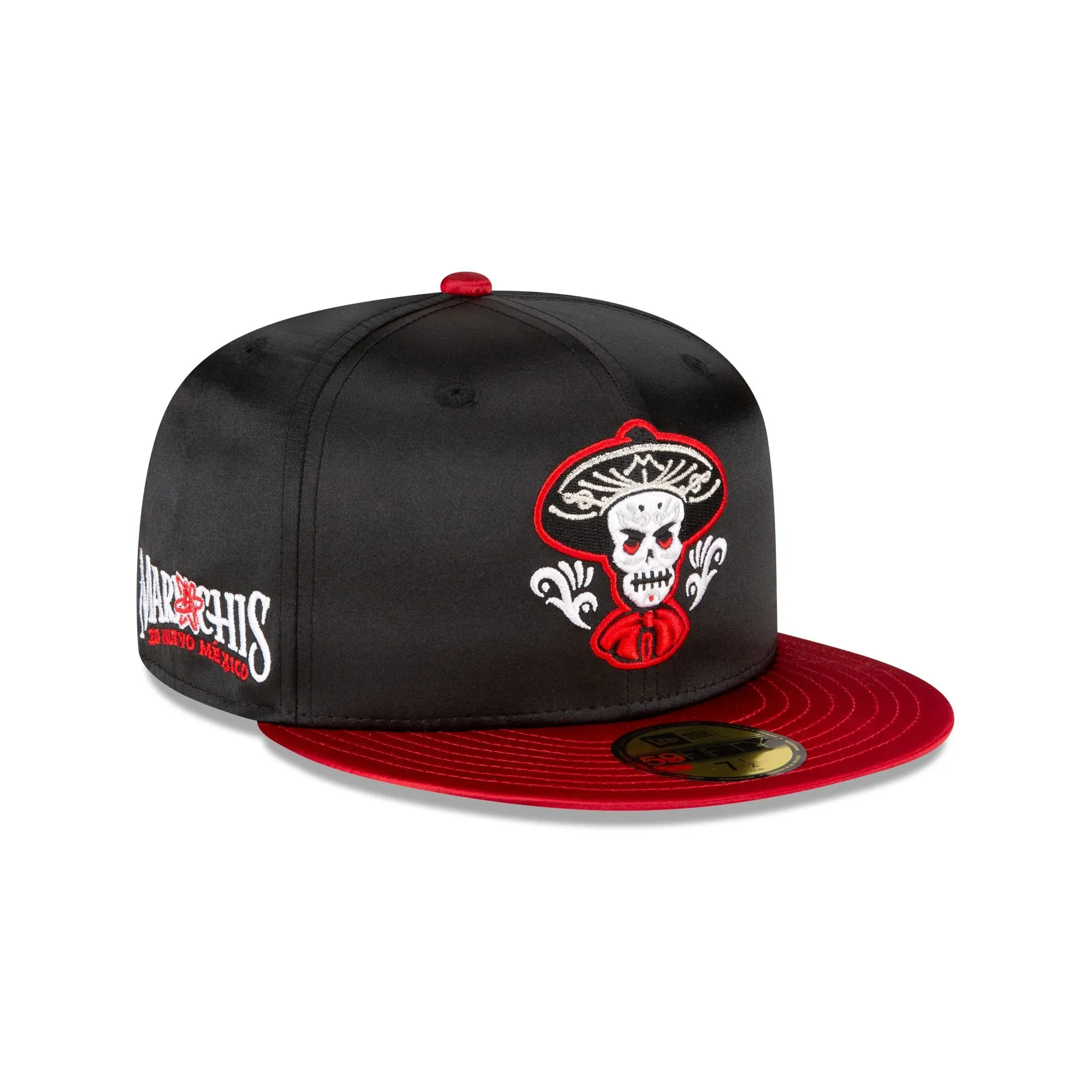 Albuquerque Isotopes Black Satin 59FIFTY Fitted Hat sold by New Era