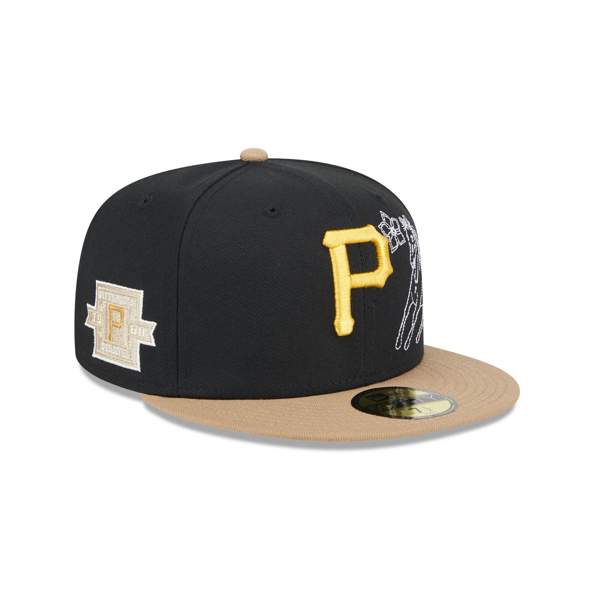 Pittsburgh Pirates Western Khaki 59FIFTY Fitted Hat sold by New Era