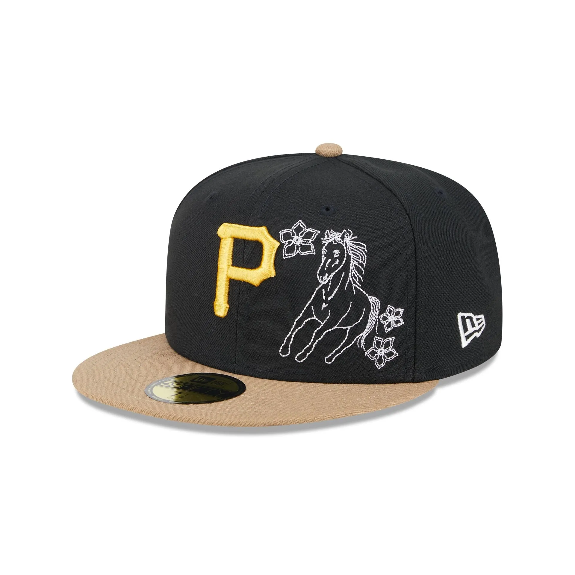 Pittsburgh Pirates Western Khaki 59FIFTY Fitted Hat sold by New Era product image thumbnail 3