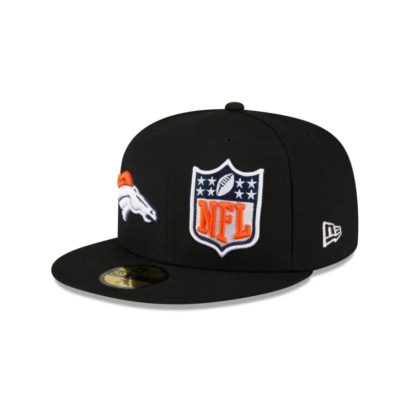 Denver Broncos 2023 Sideline Black 59FIFTY Fitted Hat sold by New Era