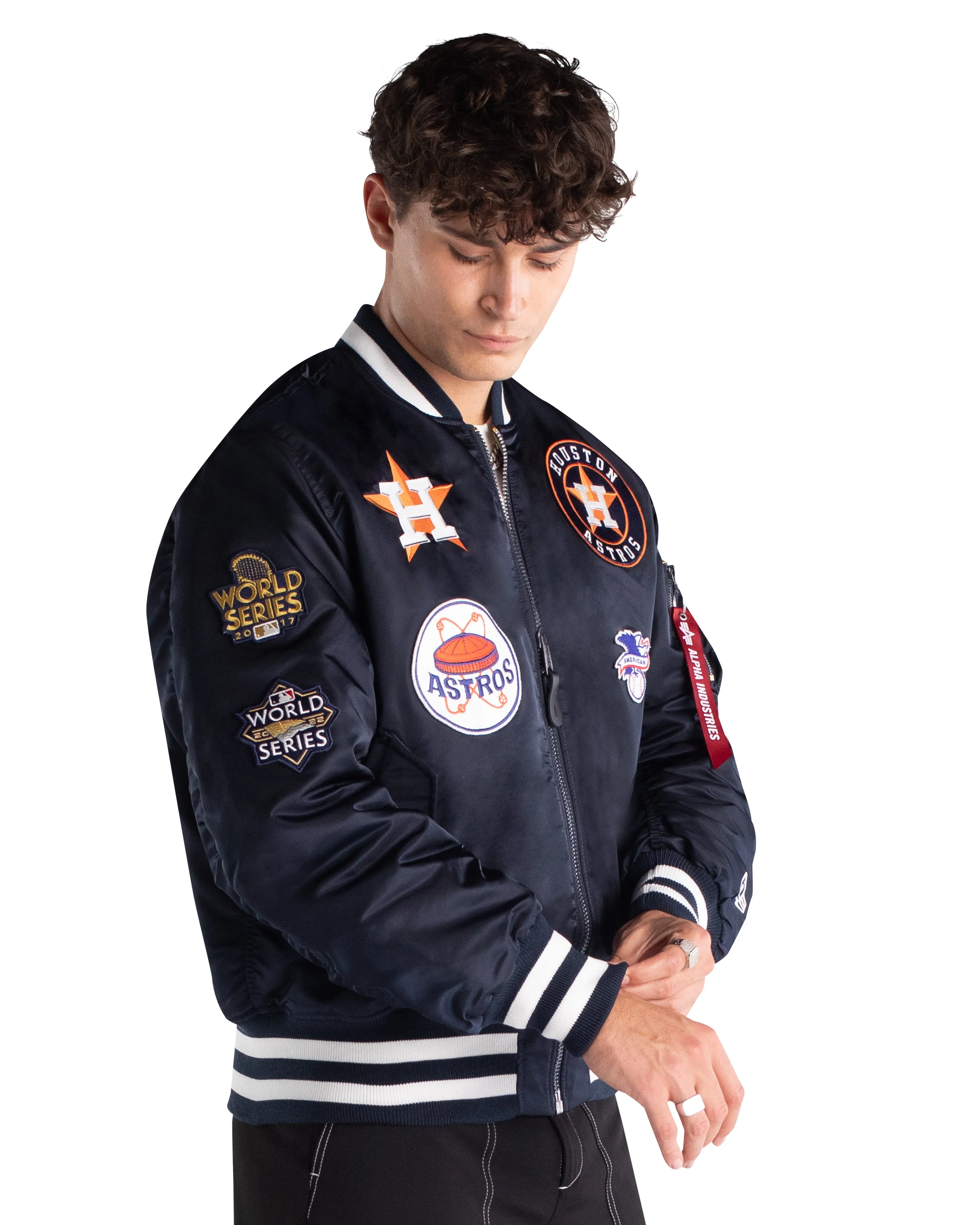 Alpha Industries X Chicago Cubs MA-1 Bomber Jacket sold by New Era product image thumbnail 2