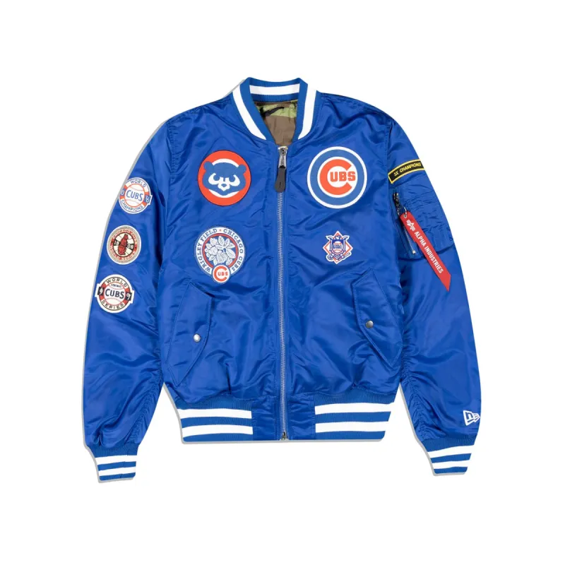 Alpha Industries X Chicago Cubs MA-1 Bomber Jacket sold by New Era