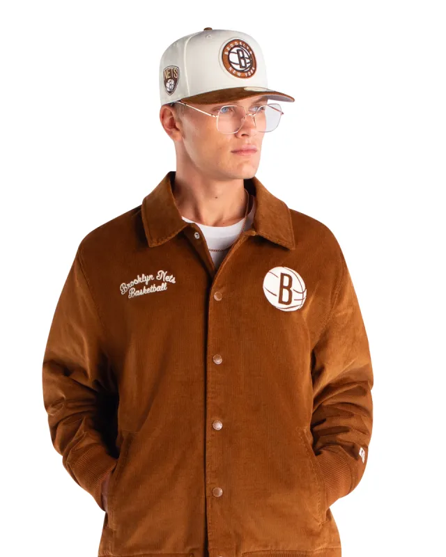 Brooklyn Nets Cord Jacket sold by New Era