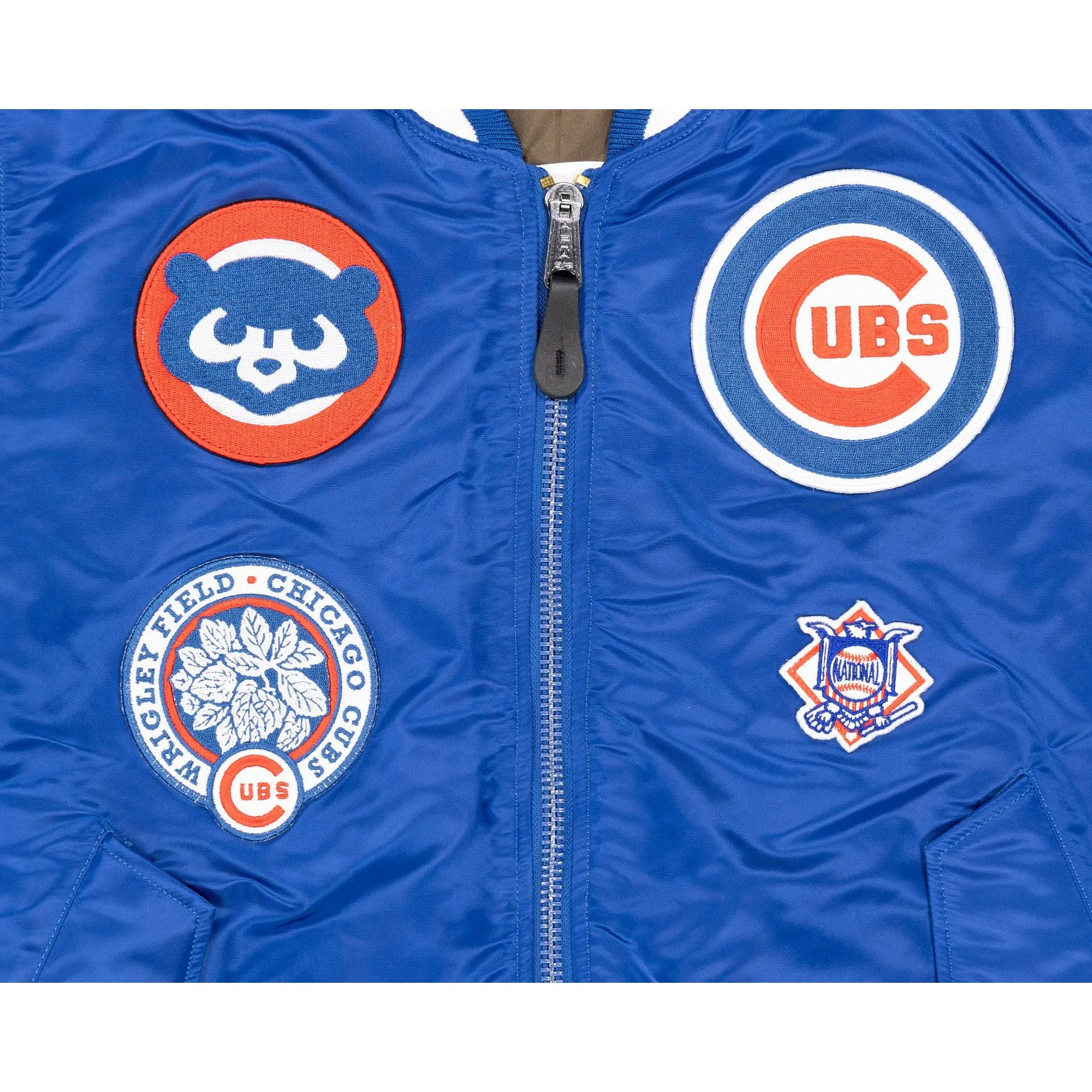 Alpha Industries X Chicago Cubs MA-1 Bomber Jacket sold by New Era product image thumbnail 4