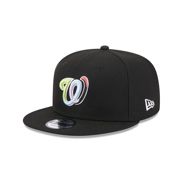 Washington Nationals Color Pack Black 9FIFTY Snapback Hat sold by New Era