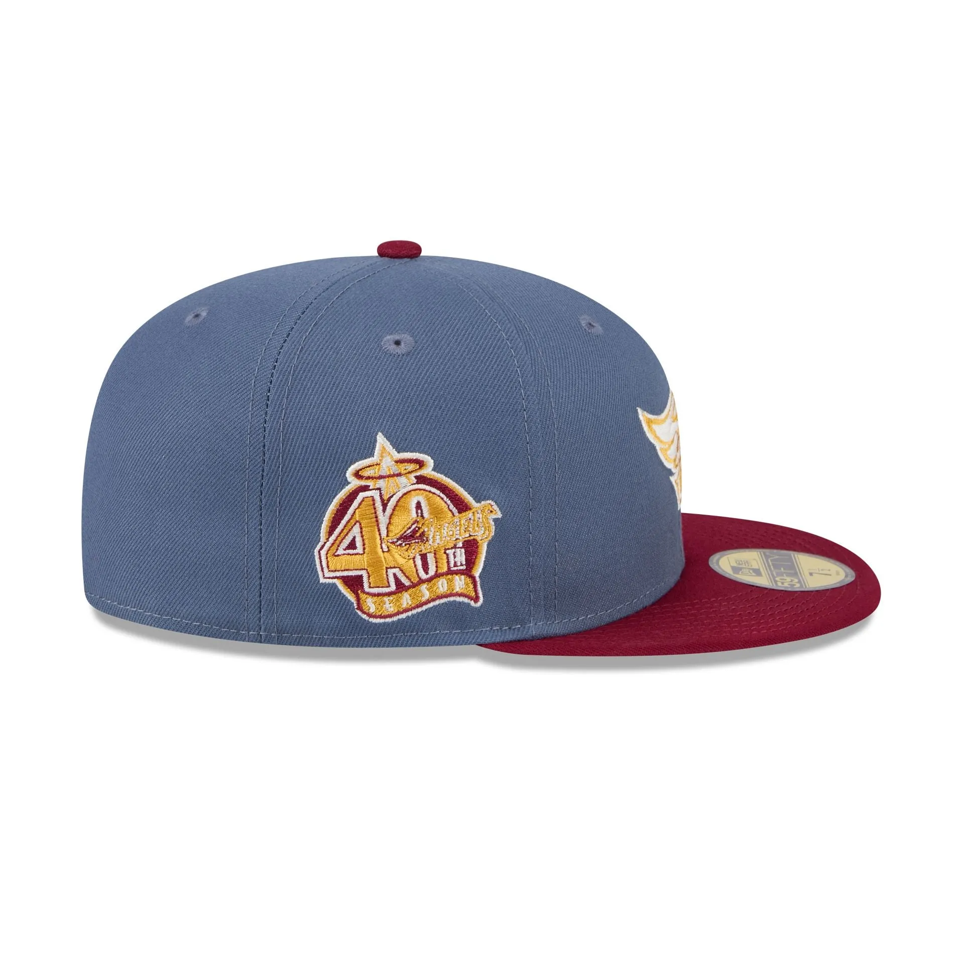 Los Angeles Angels Deep Blue 59FIFTY Fitted Hat sold by New Era product image thumbnail 4