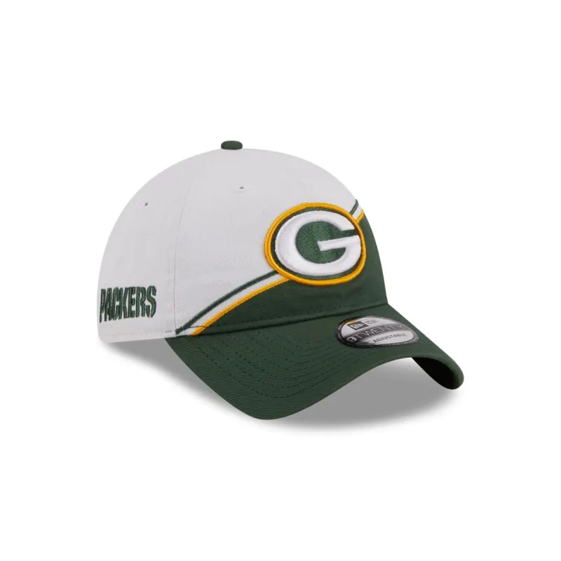 Green Bay Packers 2023 Sideline 9TWENTY Adjustable Hat sold by New Era