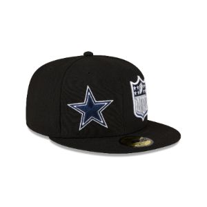 Dallas Cowboys 2023 Sideline Black 59FIFTY Fitted Hat sold by New Era