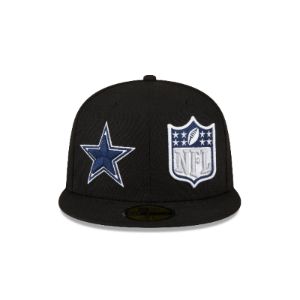 Dallas Cowboys 2023 Sideline Black 59FIFTY Fitted Hat sold by New Era