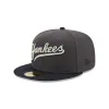 New York Yankees Graphite Crown 59FIFTY Fitted Hat sold by New Era