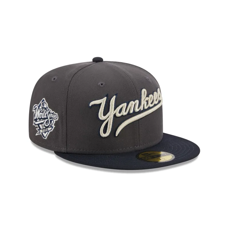 New York Yankees Graphite Crown 59FIFTY Fitted Hat sold by New Era