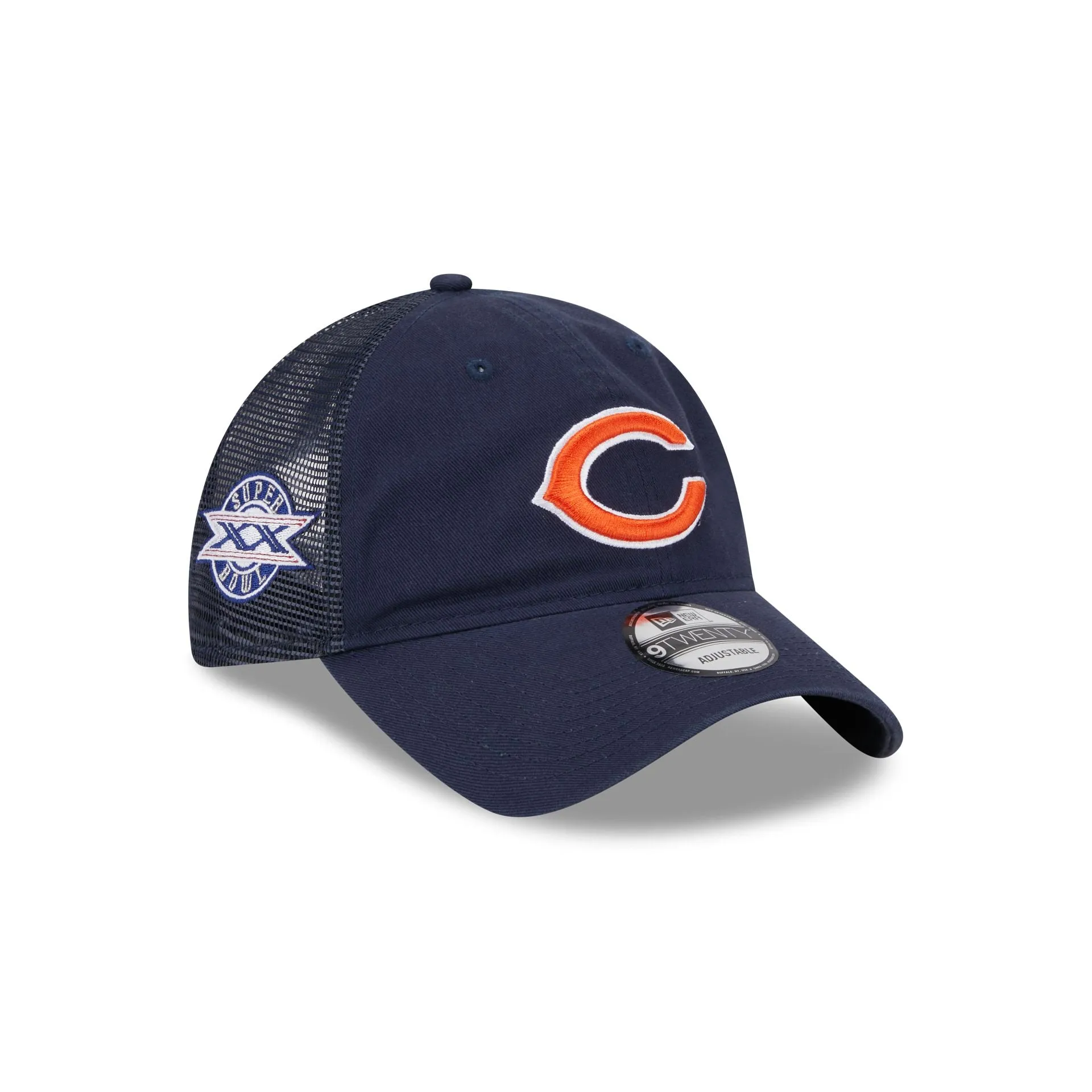Chicago Bears Throwback 9TWENTY Trucker Hat sold by New Era