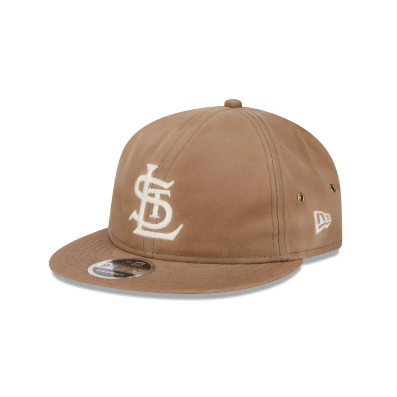 St. Louis Cardinals Khaki Retro Crown 9FIFTY Adjustable Hat sold by New Era