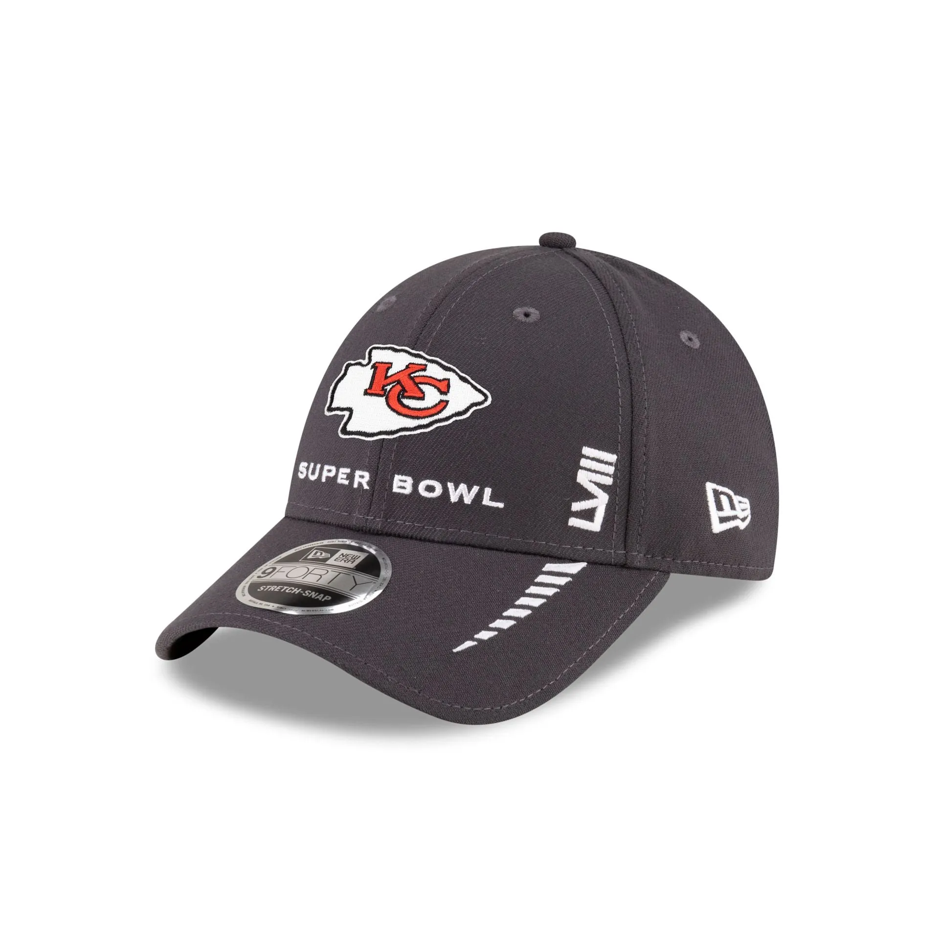 Kansas City Chiefs Super Bowl LVIII Sideline 9FORTY Stretch Snap Hat sold by New Era product image thumbnail 3