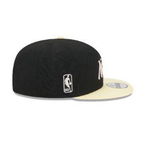 Brooklyn Nets Pale Yellow Visor 9FIFTY Snapback Hat sold by New Era