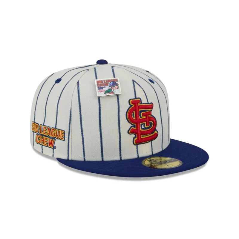 Big League Chew X St. Louis Cardinals Pinstripe 59FIFTY Fitted Hat sold by New Era