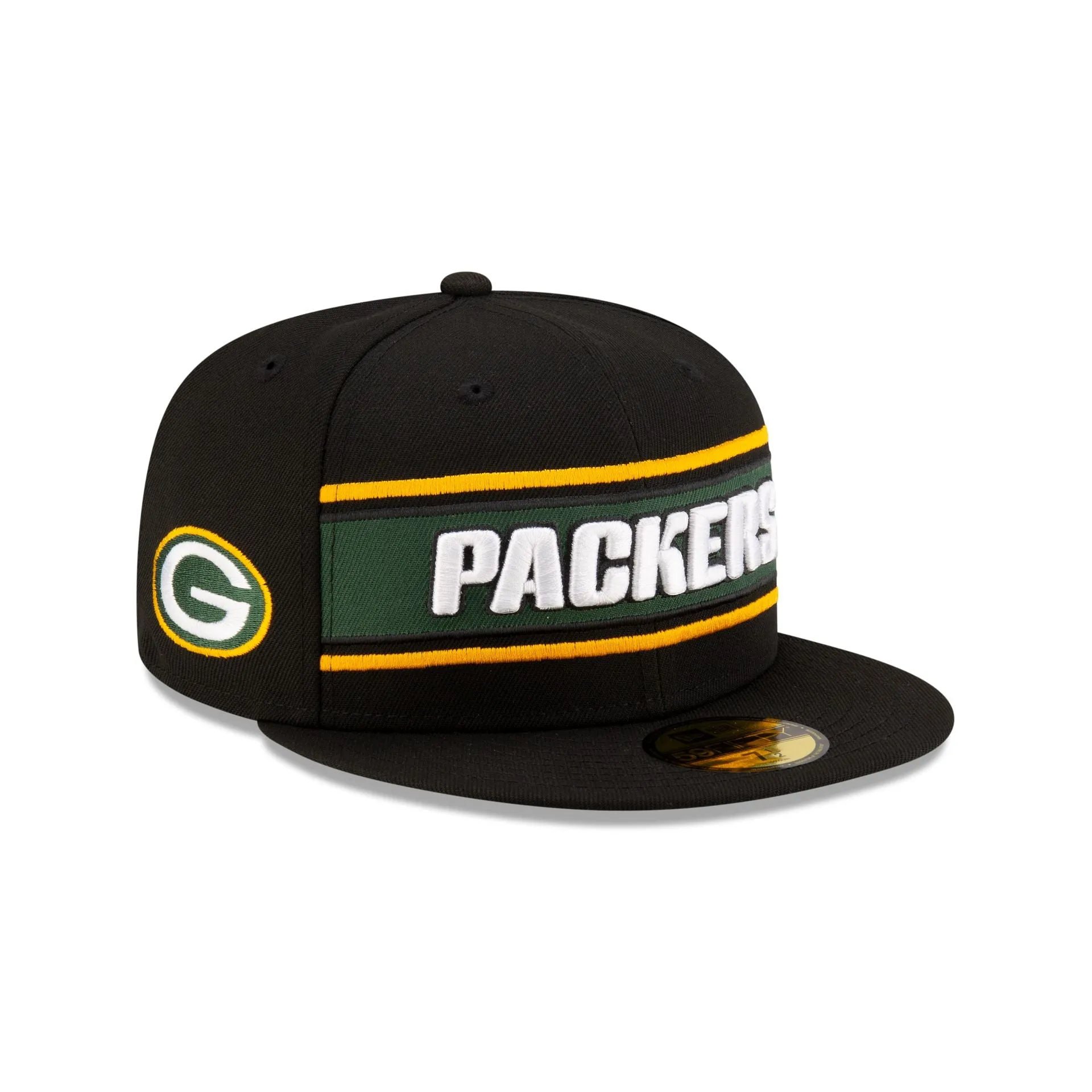 Green Bay Packers 2024 Sideline Black 59FIFTY Fitted Hat sold by New Era