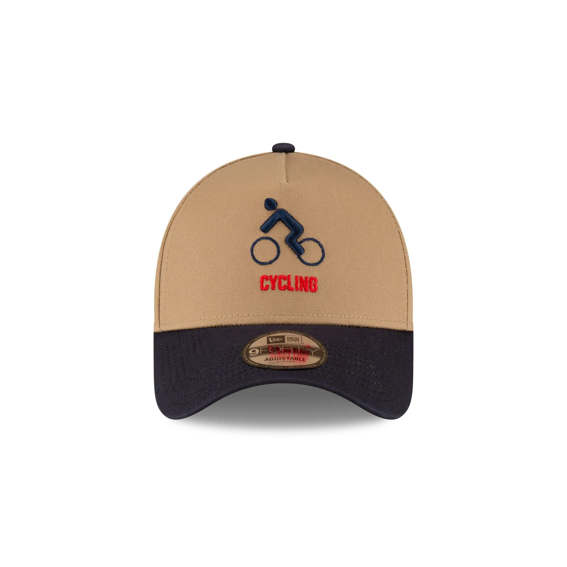 Team USA Cycling Khaki 9FORTY A-Frame Snapback Hat sold by New Era product image thumbnail 2