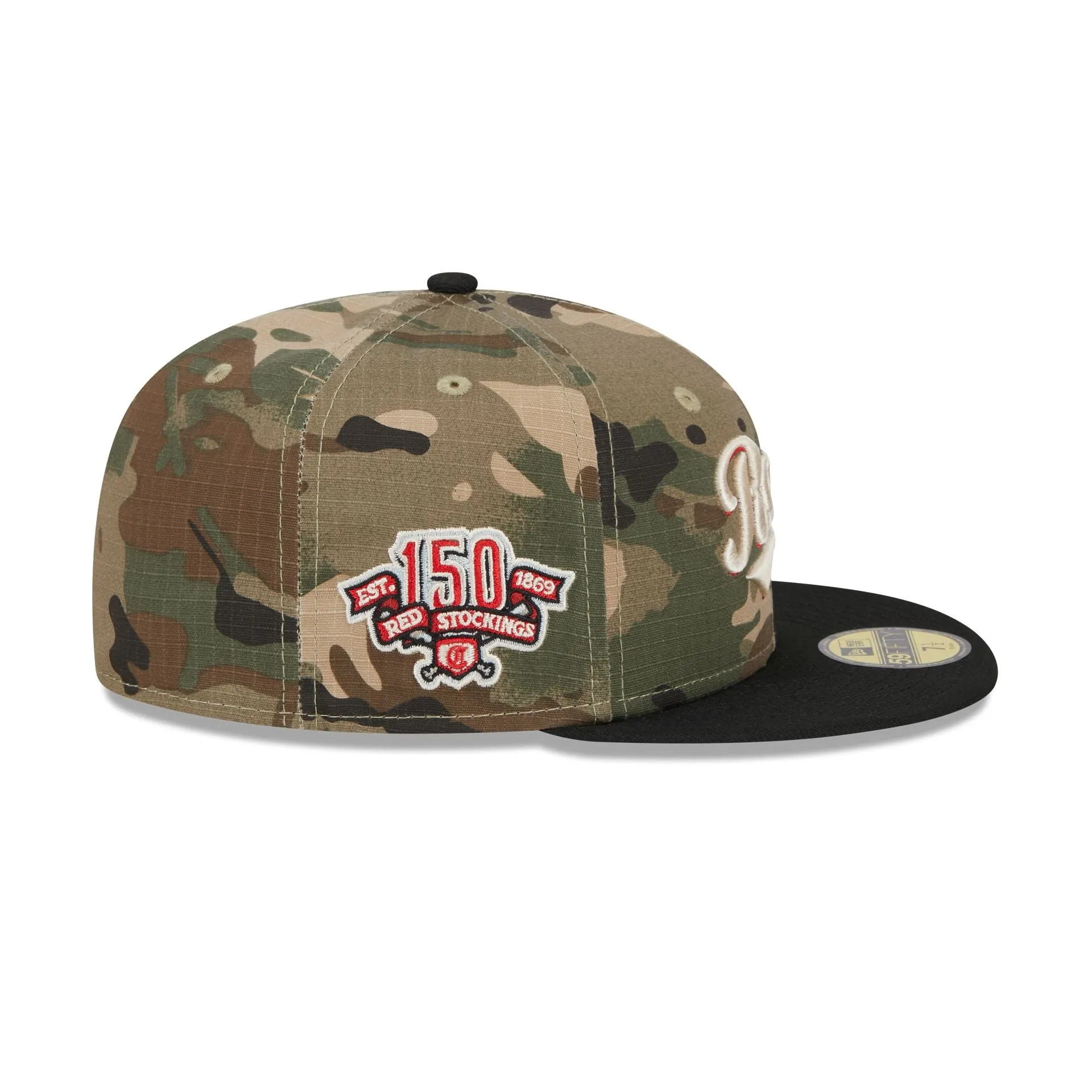 Cincinnati Reds Camo Crown 59FIFTY Fitted Hat sold by New Era product image thumbnail 4
