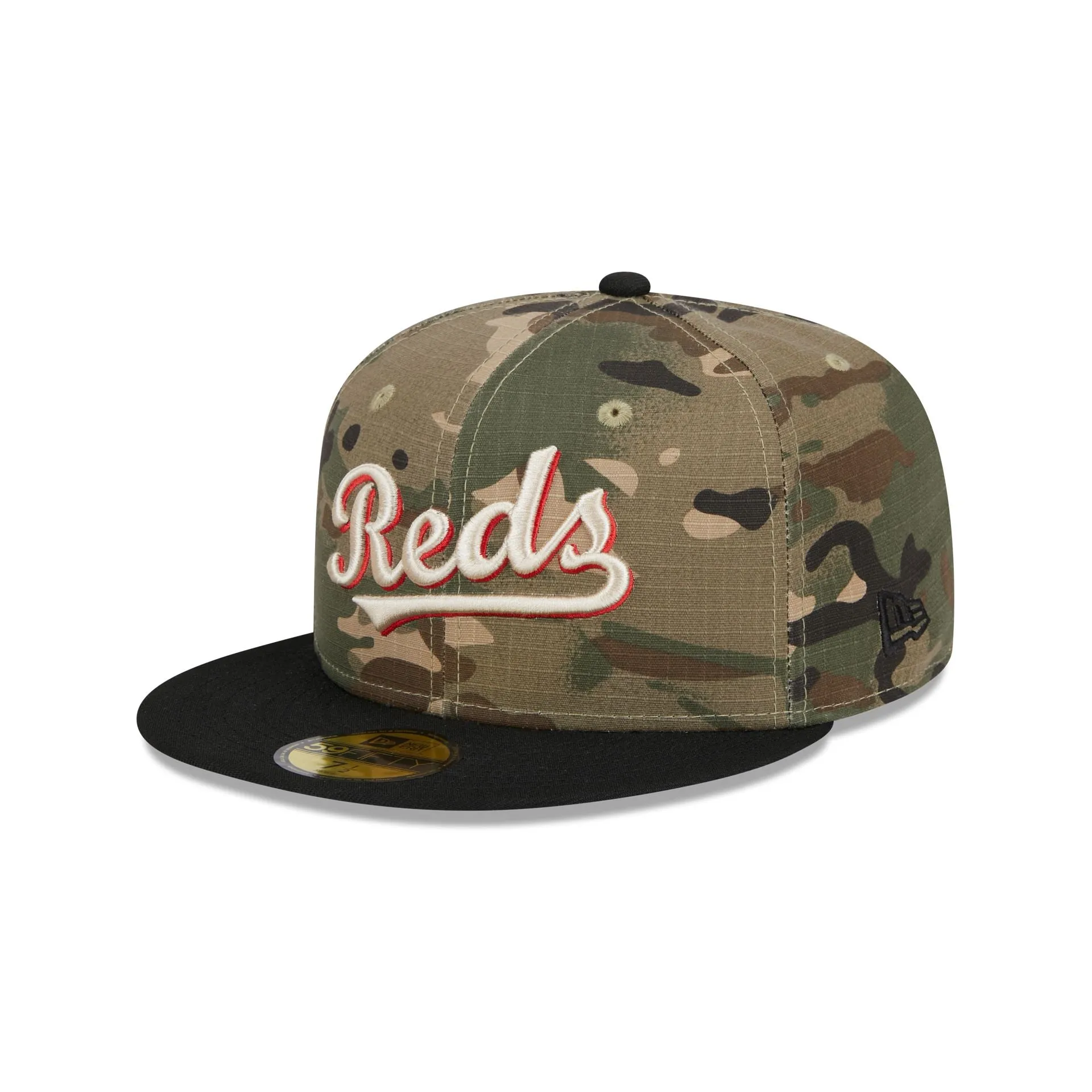 Cincinnati Reds Camo Crown 59FIFTY Fitted Hat sold by New Era product image thumbnail 3