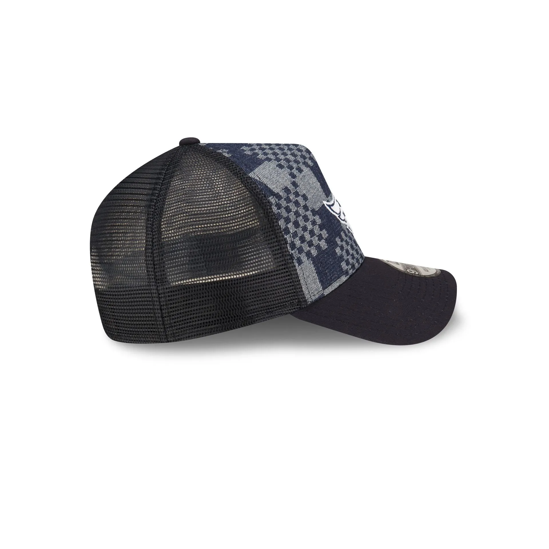 Los Angeles Angels Pattern Denim 9FORTY A-Frame Trucker Hat sold by New Era product image thumbnail 5