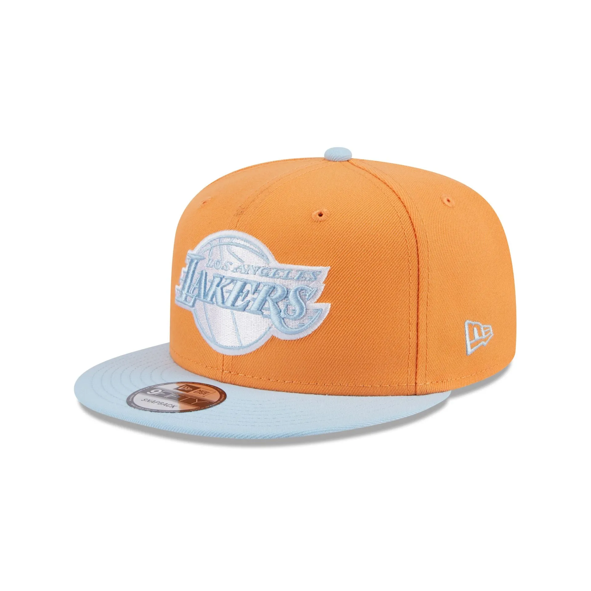 Los Angeles Lakers Color Pack Orange Glaze 9FIFTY Snapback Hat sold by New Era