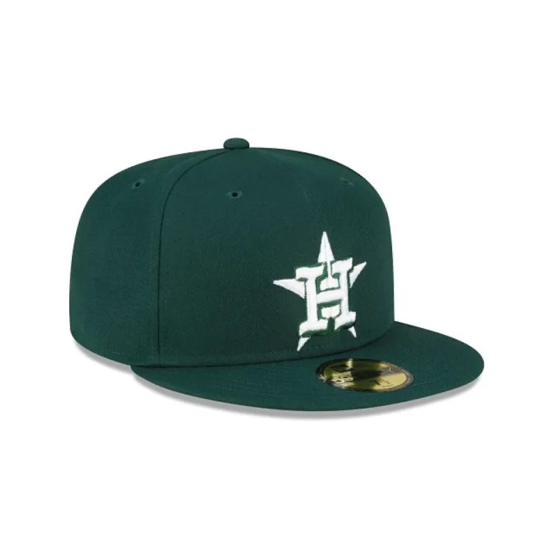 Houston Astros Dark Green 59FIFTY Fitted Hat sold by New Era