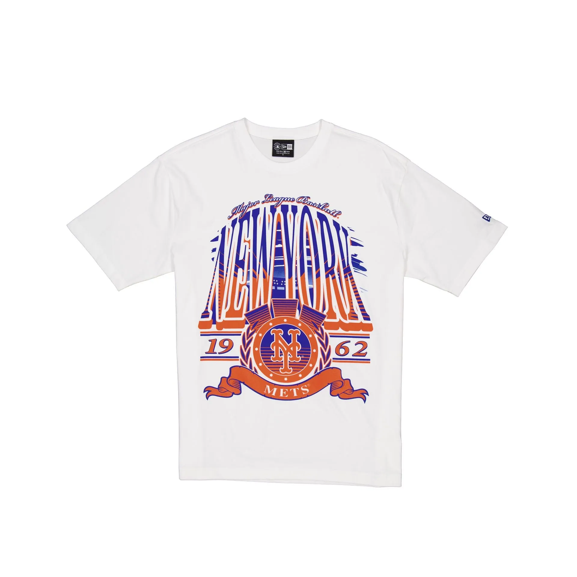 New York Mets Sport Classics White T-Shirt sold by New Era