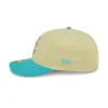 Atlanta Braves Soft Yellow Low Profile 59FIFTY Fitted Hat sold by New Era