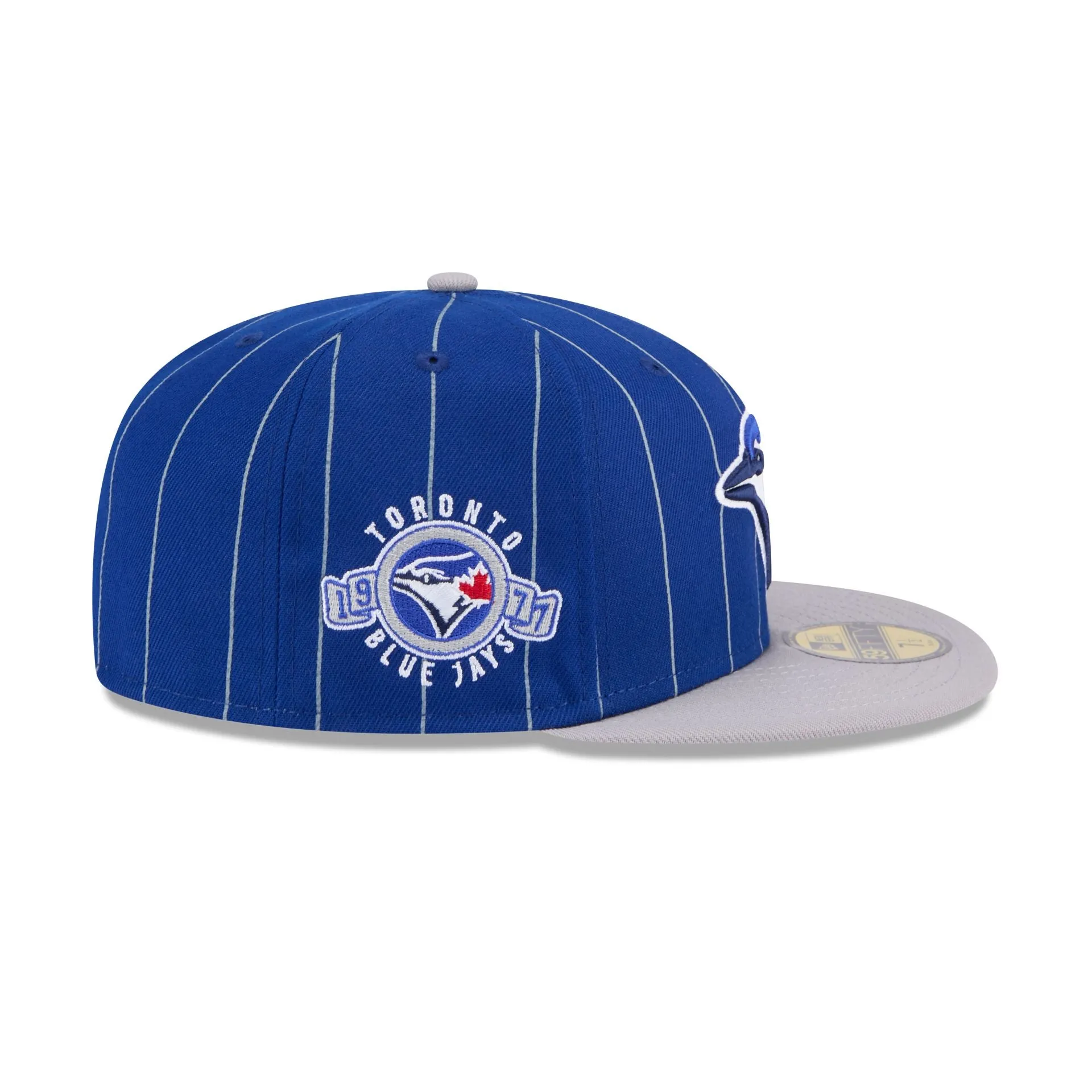 Toronto Blue Jays Throwback Pinstripe 59FIFTY Fitted Hat sold by New Era product image thumbnail 4