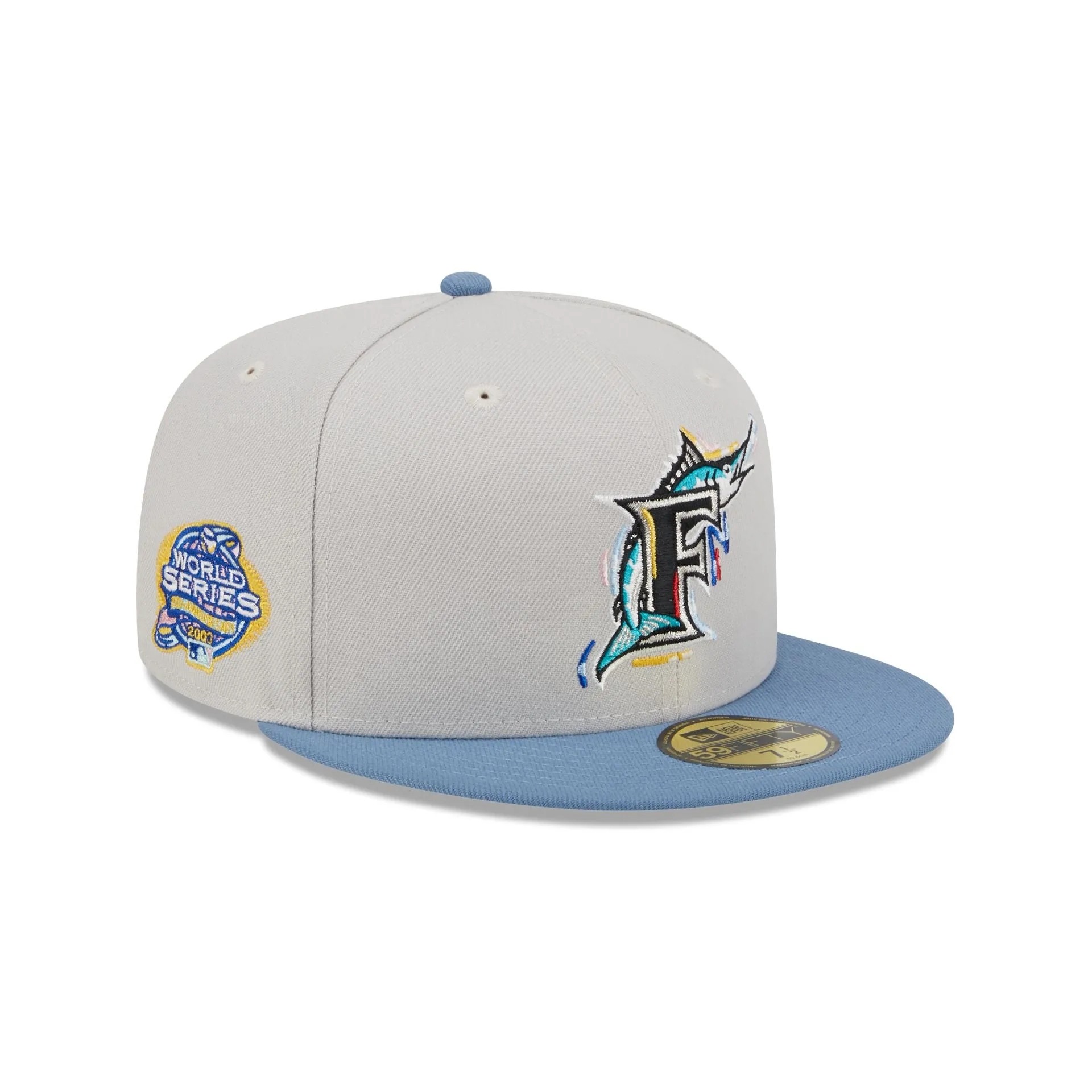 Miami Marlins Color Brush 59FIFTY Fitted Hat sold by New Era