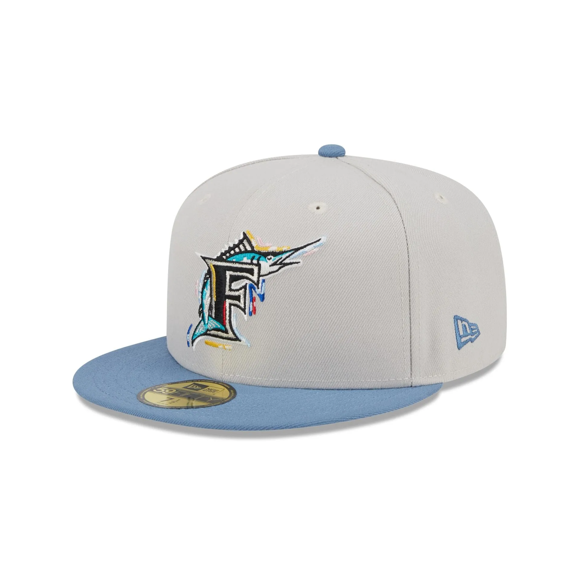 Miami Marlins Color Brush 59FIFTY Fitted Hat sold by New Era product image thumbnail 3