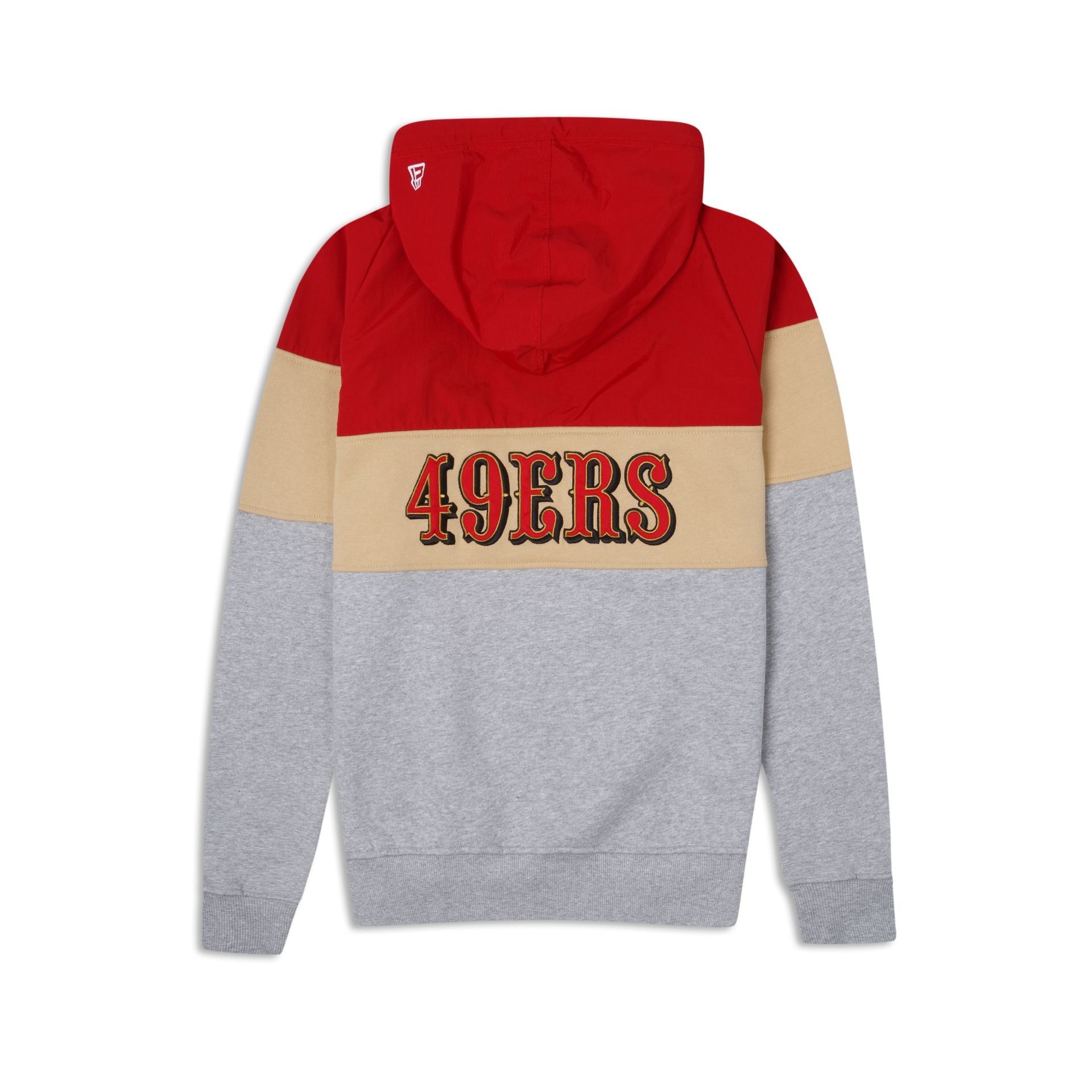 San Francisco 49ers Throwback Quarter Zip Hoodie sold by New Era product image thumbnail 3