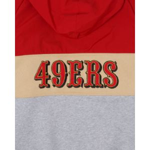 San Francisco 49ers Throwback Quarter Zip Hoodie sold by New Era