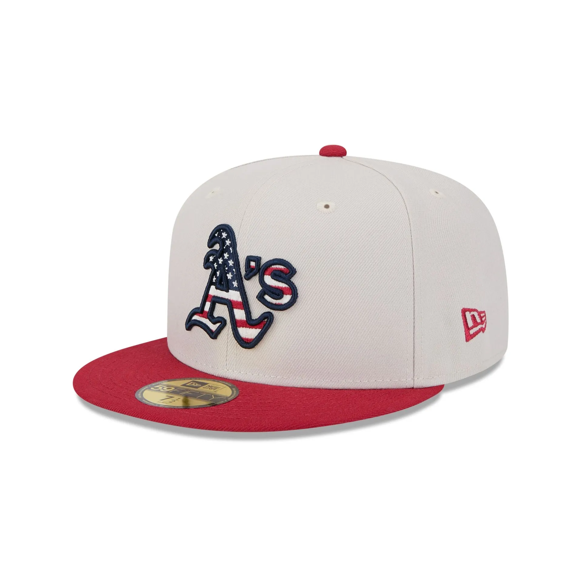 Oakland Athletics Independence Day 2024 59FIFTY Fitted Hat sold by New Era product image thumbnail 3