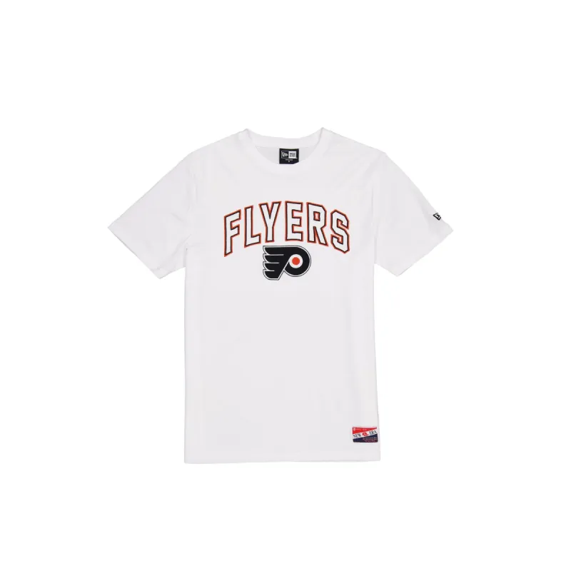 Philadelphia Flyers Throwback White T-Shirt sold by New Era