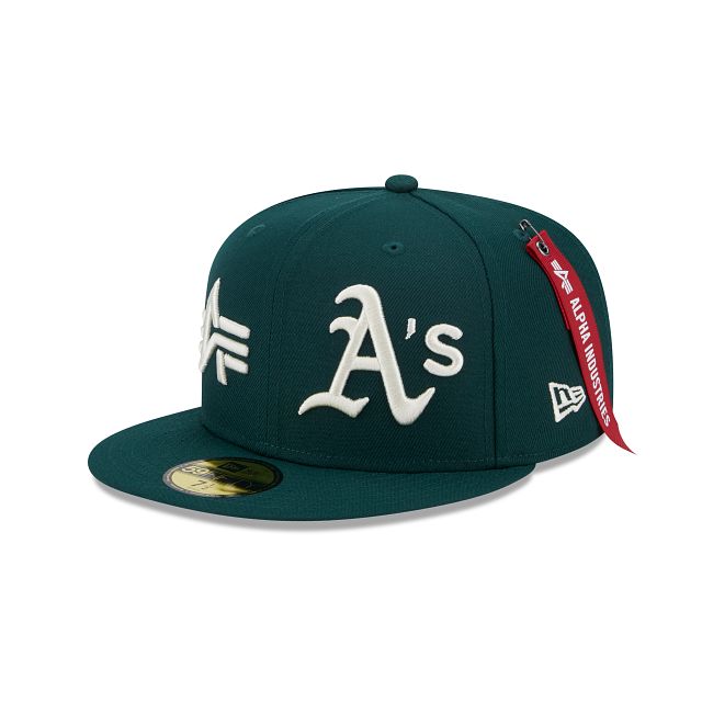 Alpha Industries X Oakland Athletics Dual Logo 59FIFTY Fitted Hat sold by New Era