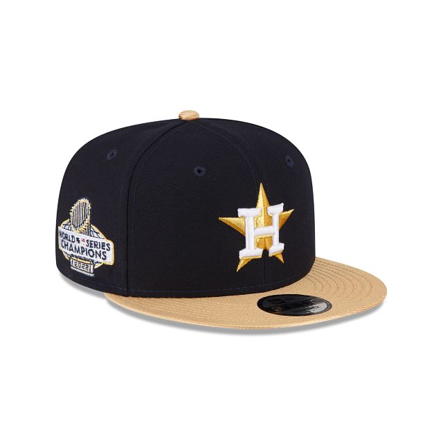 Houston Astros Gold 9FIFTY Snapback Hat sold by New Era