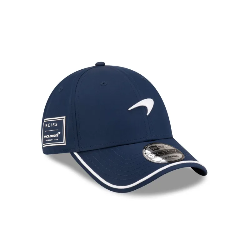 McLaren Formula 1 Team X Reiss Navy 9FORTY Adjustable Hat sold by New Era