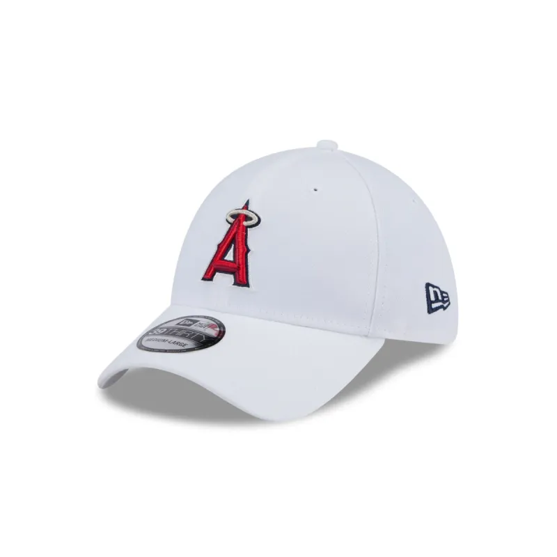Los Angeles Angels Optic White 39THIRTY Stretch Fit Hat sold by New Era