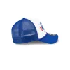Philadelphia 76ers 2024 Rally Drive White 9FORTY A-Frame Trucker Hat sold by New Era