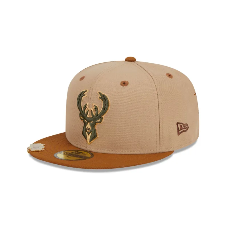 Milwaukee Bucks Monster Curse 59FIFTY Fitted Hat sold by New Era