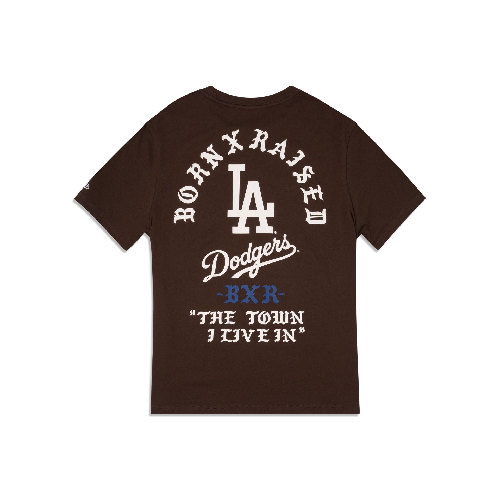 Born X Raised Los Angeles Dodgers Brown T-Shirt sold by New Era product image thumbnail 2