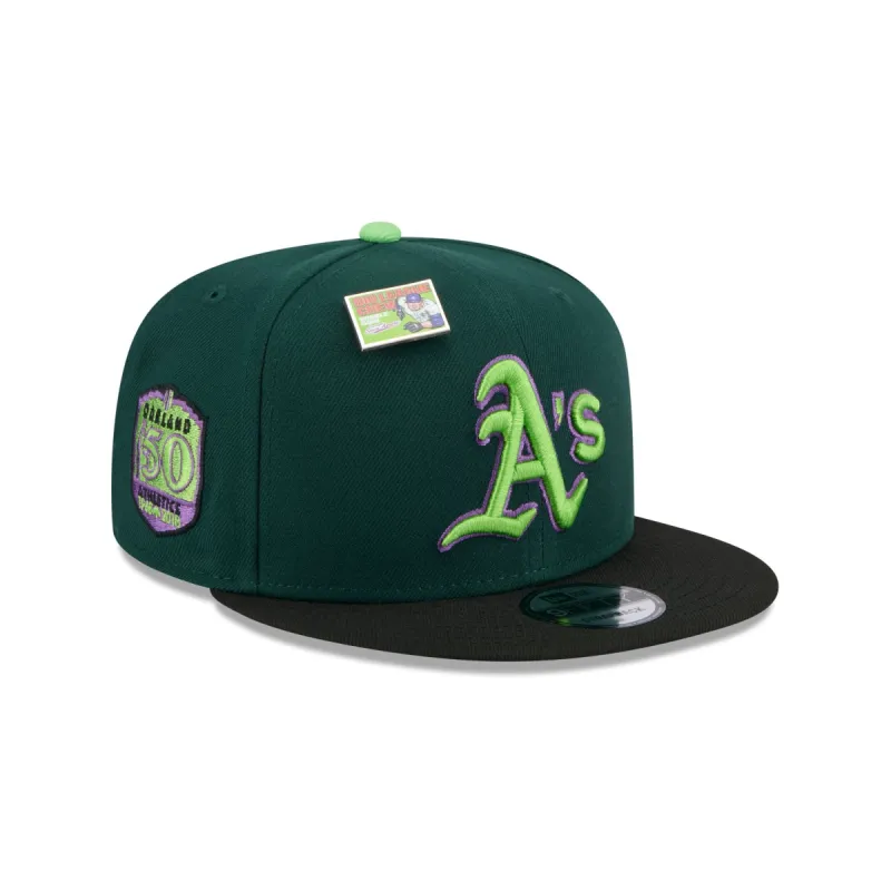 Big League Chew X Oakland Athletics Sour Apple 9FIFTY Snapback Hat sold by New Era