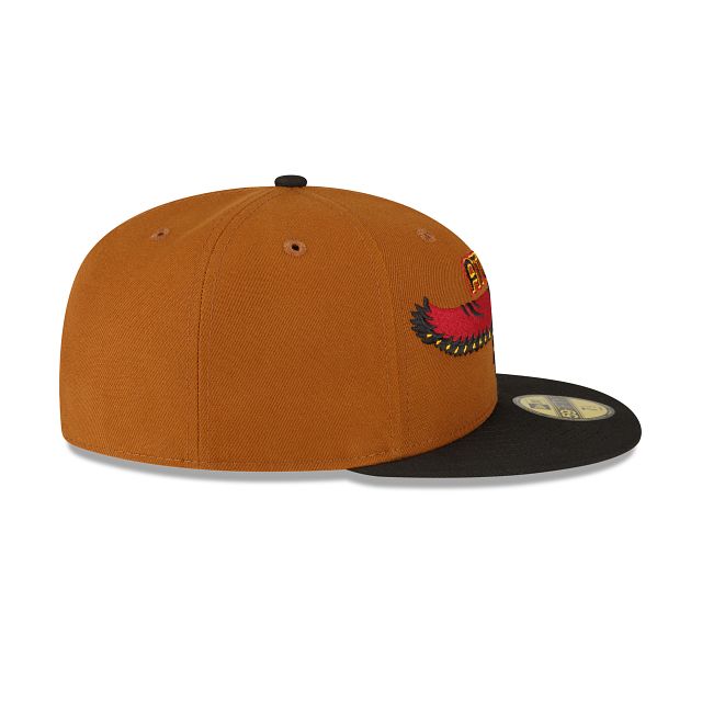 Just Caps Chestnut Atlanta Hawks 59FIFTY Fitted Hat sold by New Era product image thumbnail 5