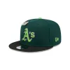 Big League Chew X Oakland Athletics Sour Apple 9FIFTY Snapback Hat sold by New Era