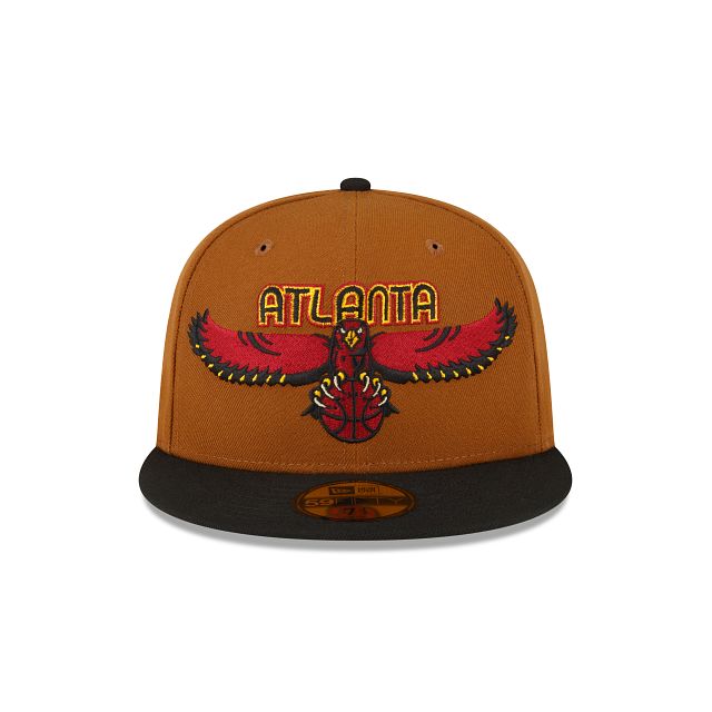 Just Caps Chestnut Atlanta Hawks 59FIFTY Fitted Hat sold by New Era product image thumbnail 2